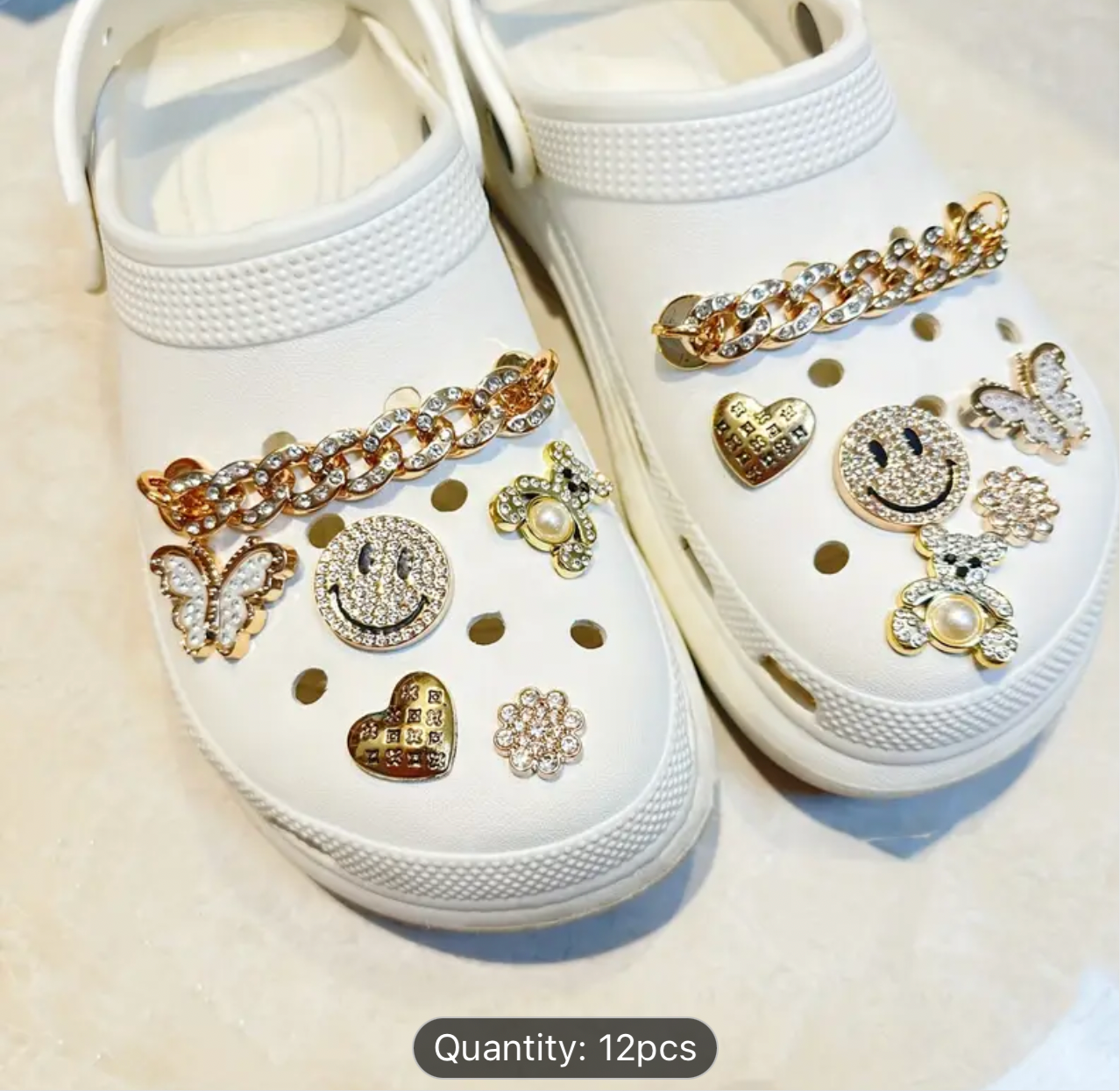 Gold croc bling