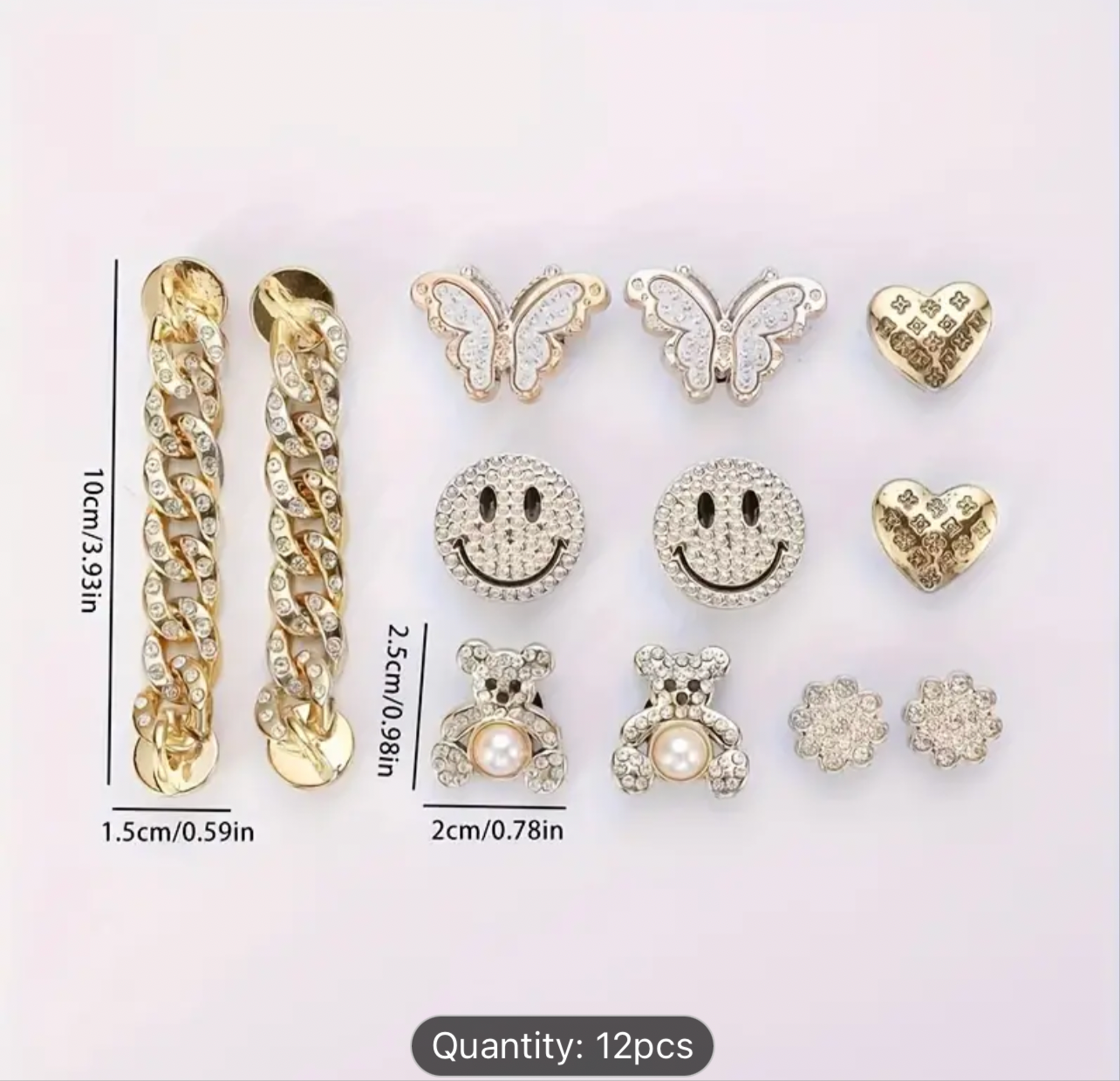 Gold croc bling