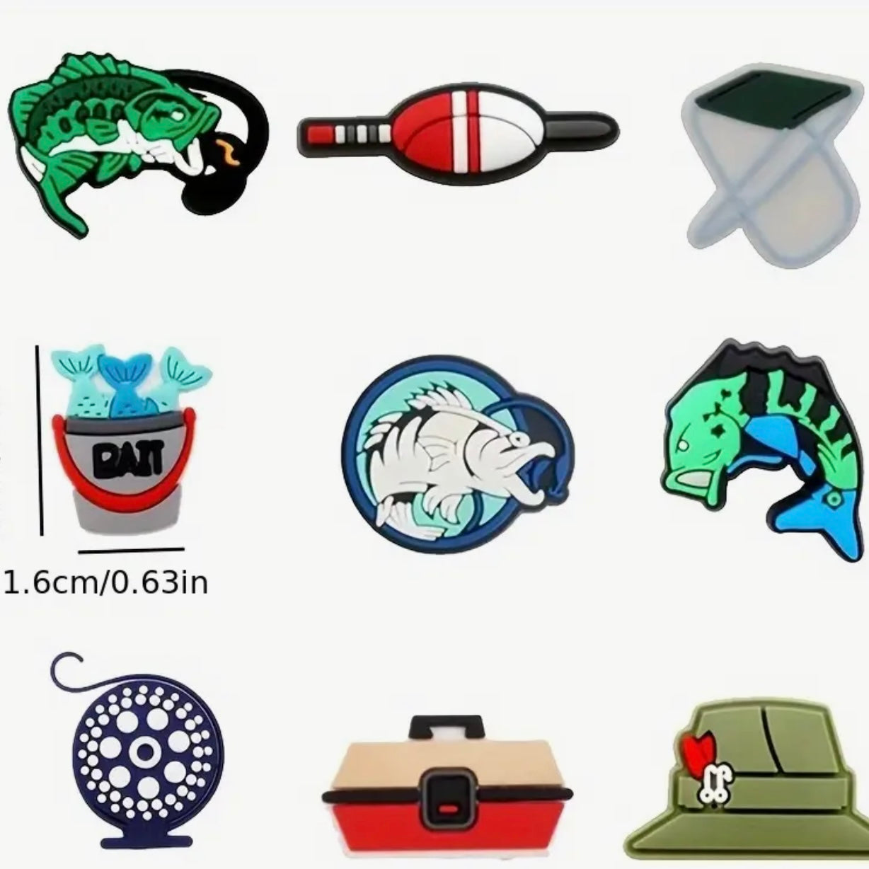 Fish charm croc pack