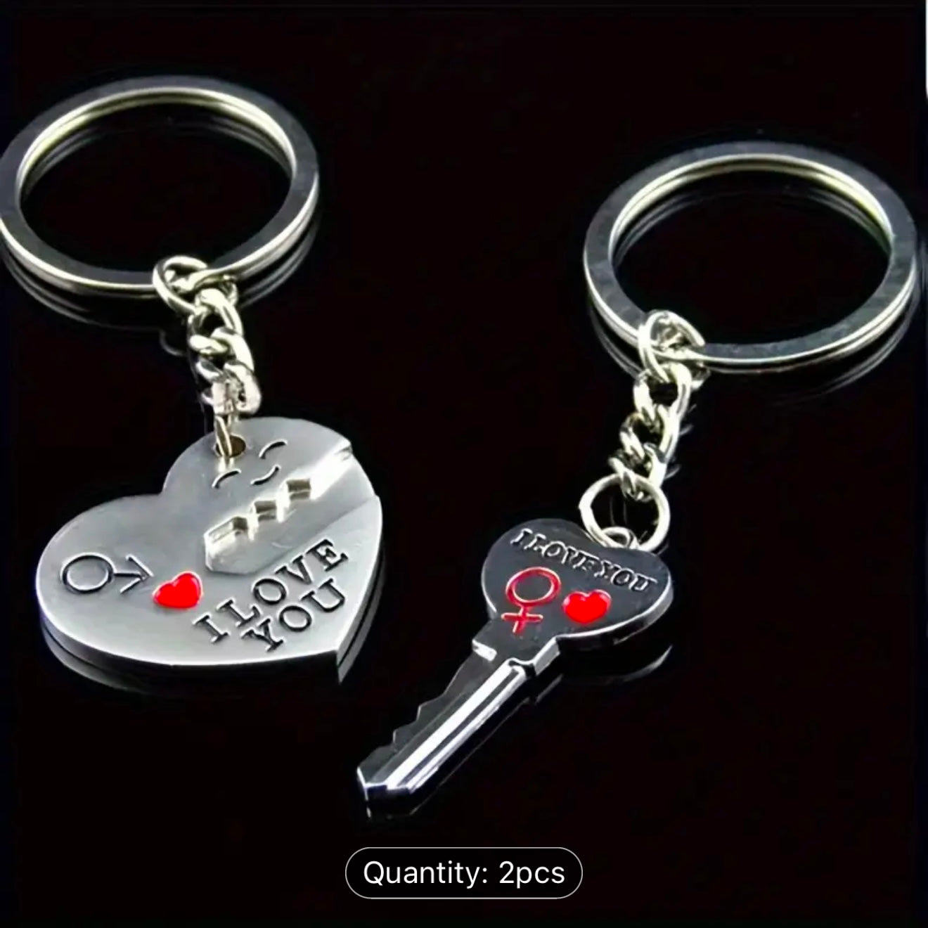 I love you keychains