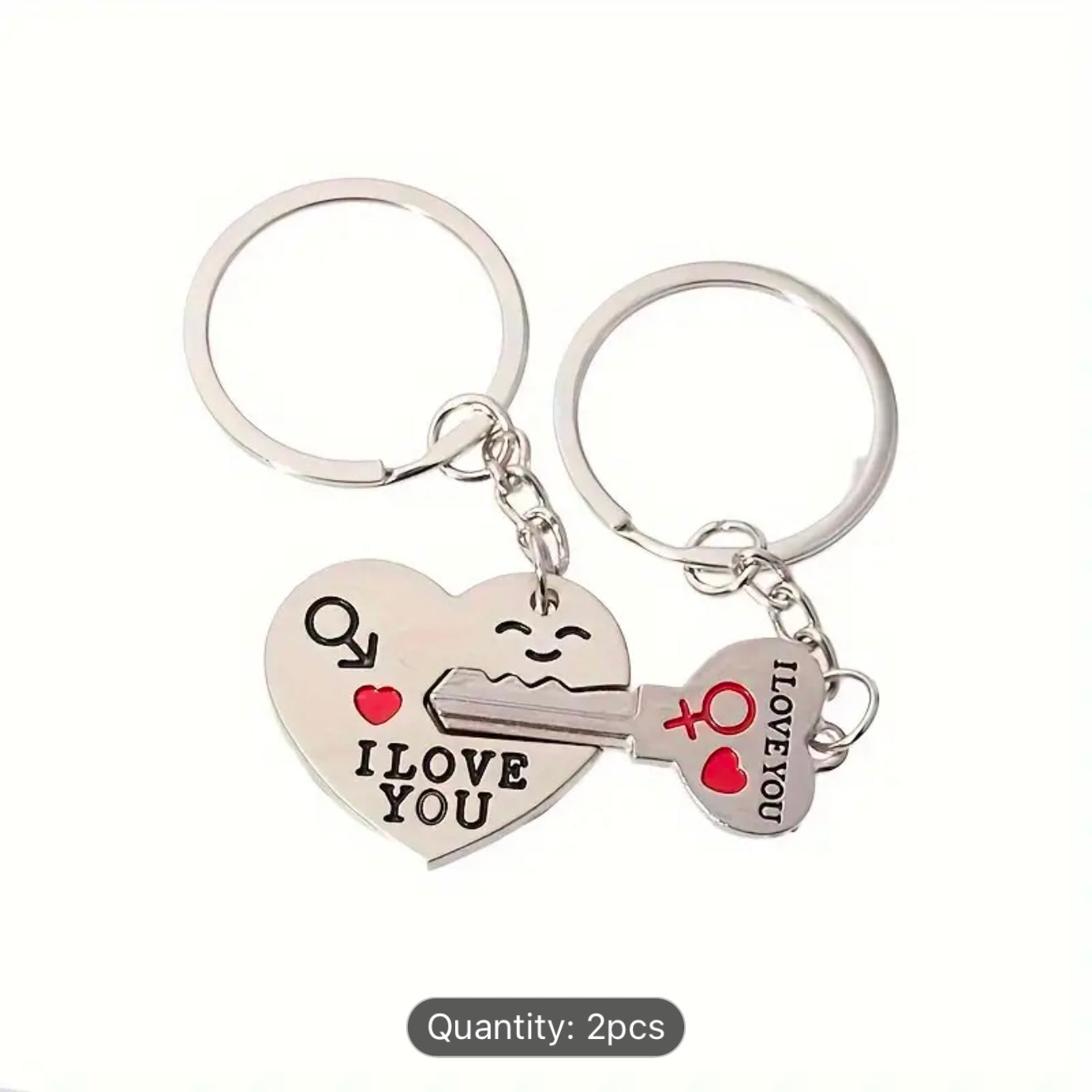 I love you keychains