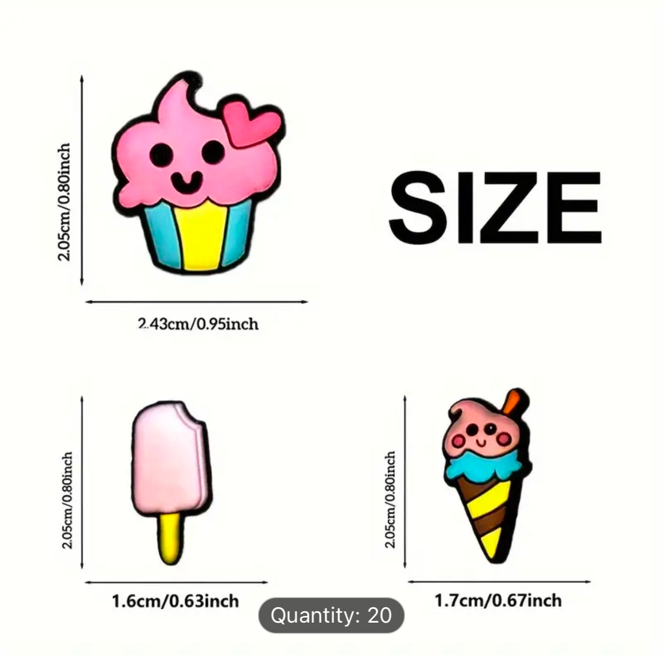 Delicious desert charms