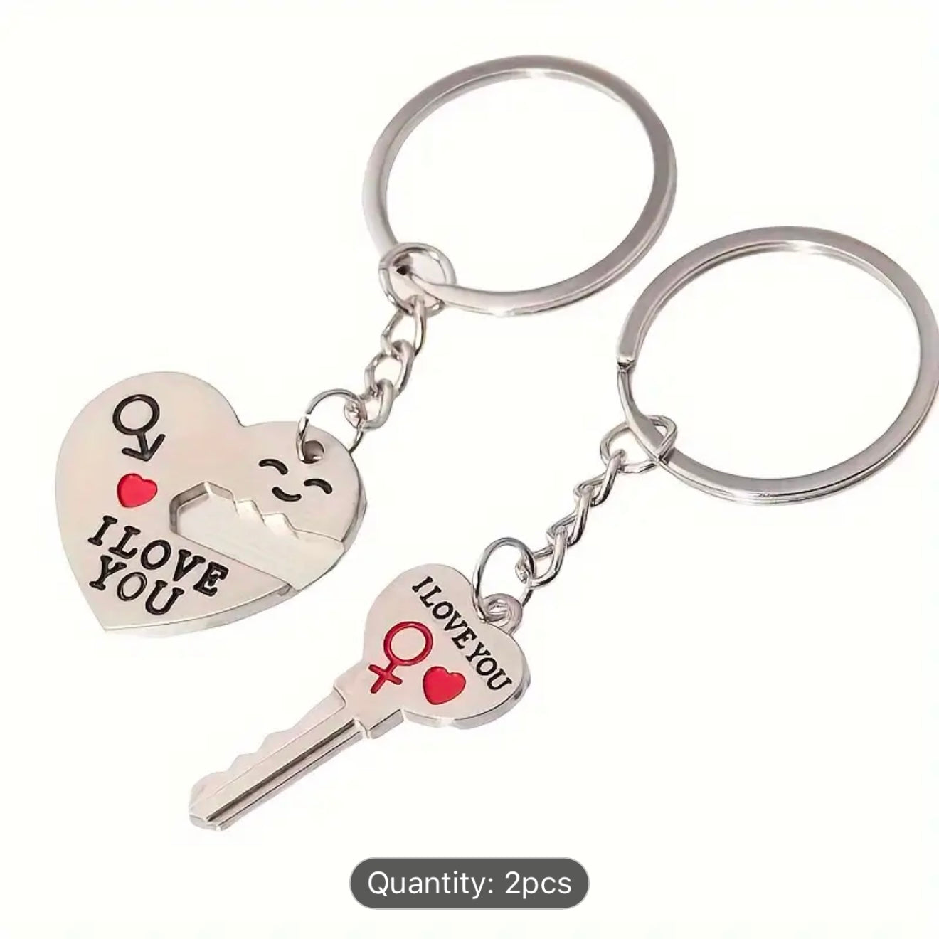 I love you keychains